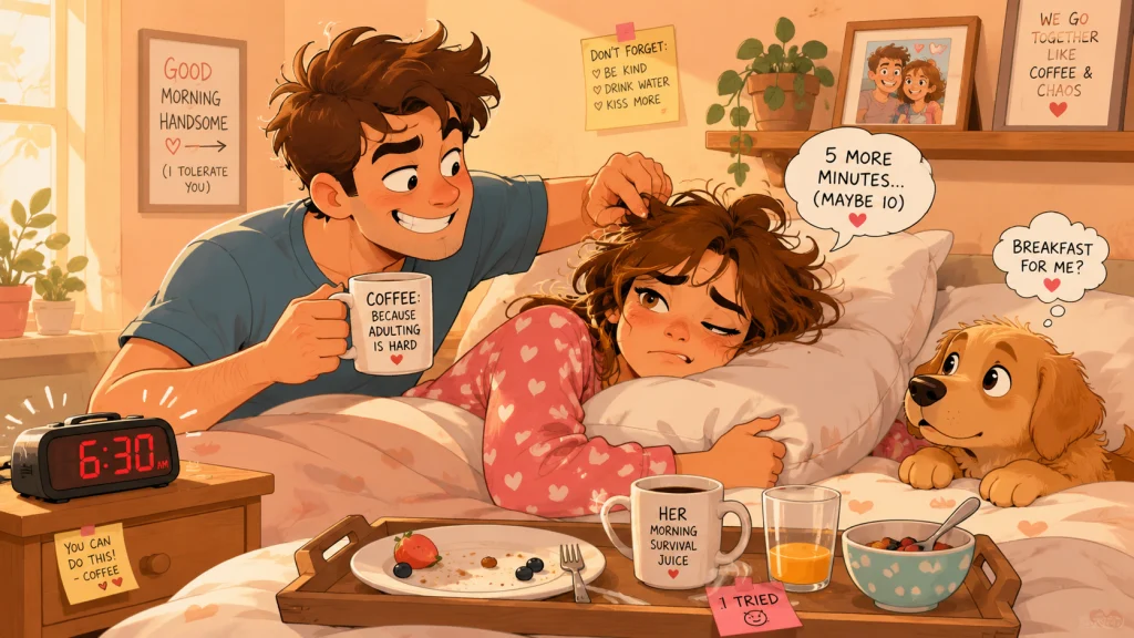 Funny Good Morning Messages For Your Partner