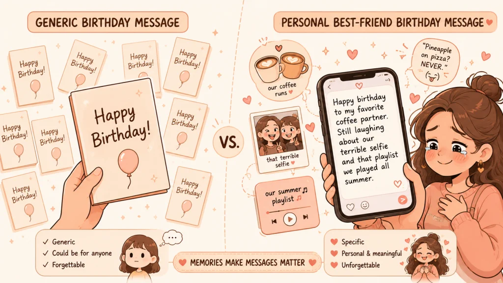 What Makes A Best Friend Birthday Message Actually Work