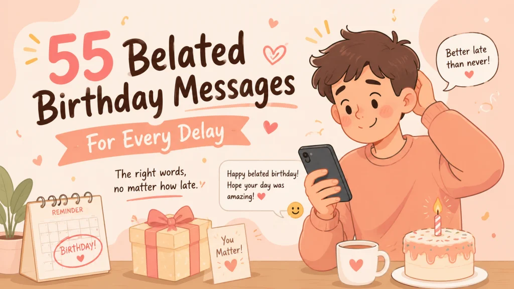 Belated Birthday Message