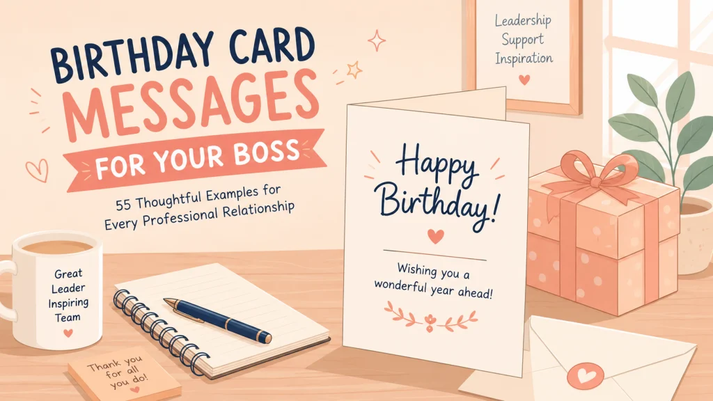 Birthday Card Message For Boss