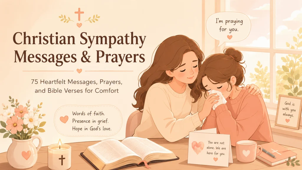 Christian Sympathy Messages And Prayers