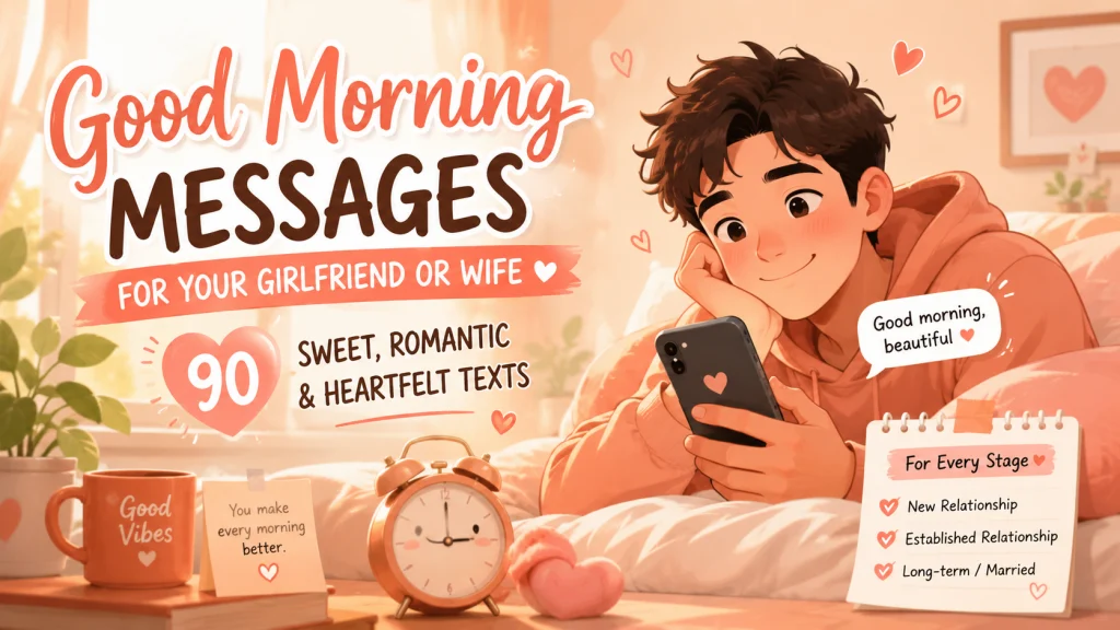 Good Morning Message For Girlfriend Or Wife