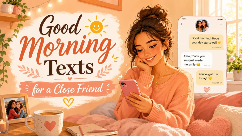 Good Morning Texts To Send A Close Friend