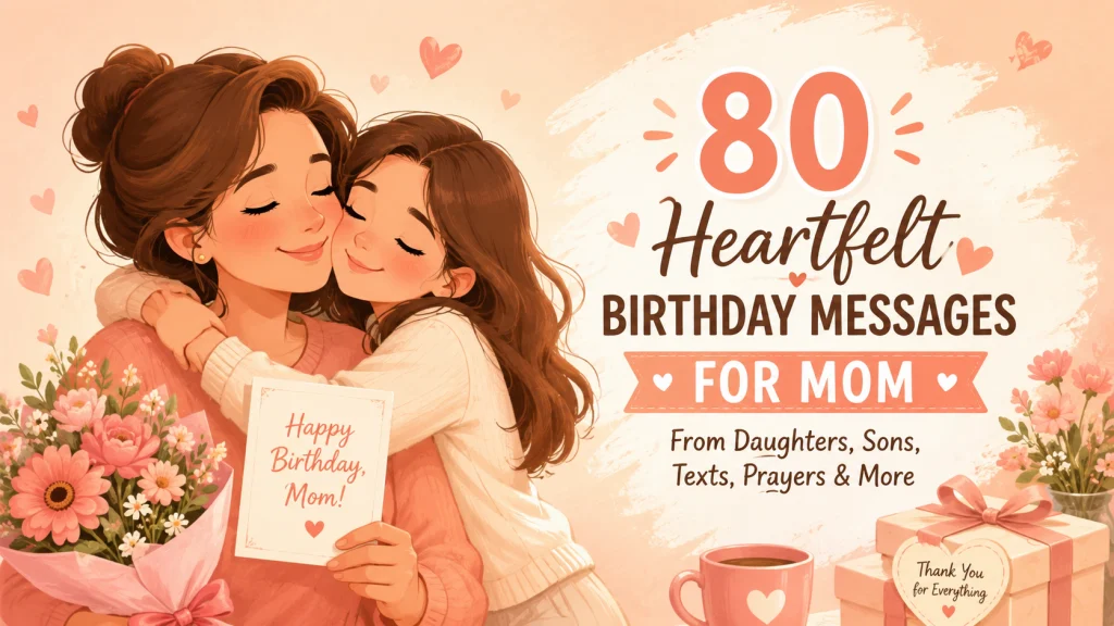 Heartfelt Birthday Message For Mom