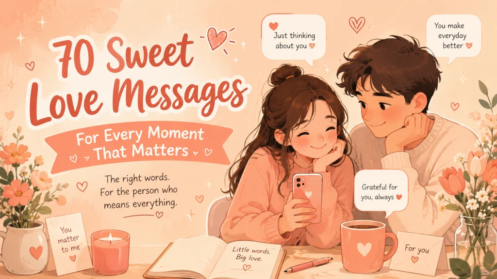 Sweet Things To Say To Someone You Love