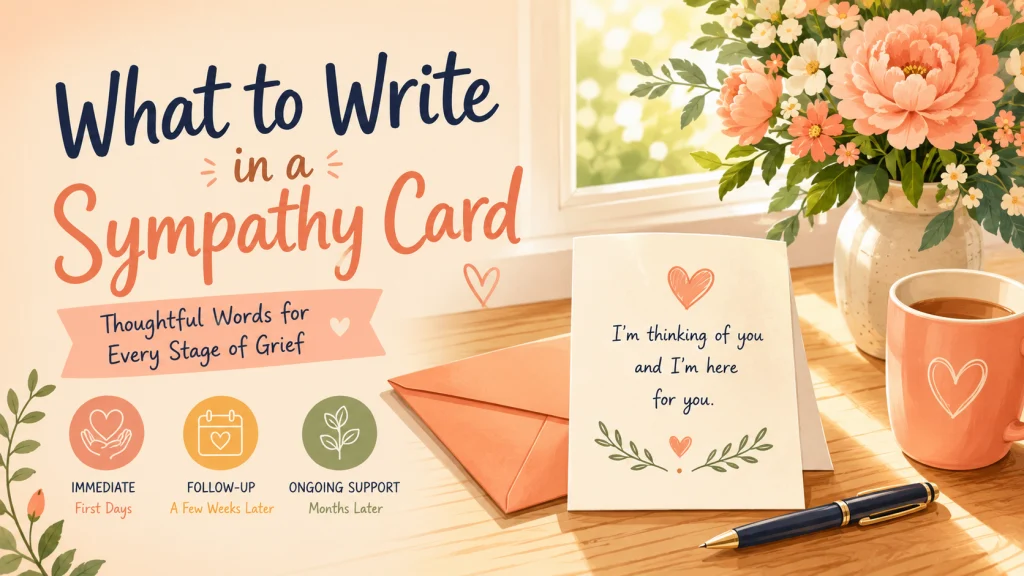 What To Write In A Sympathy Card