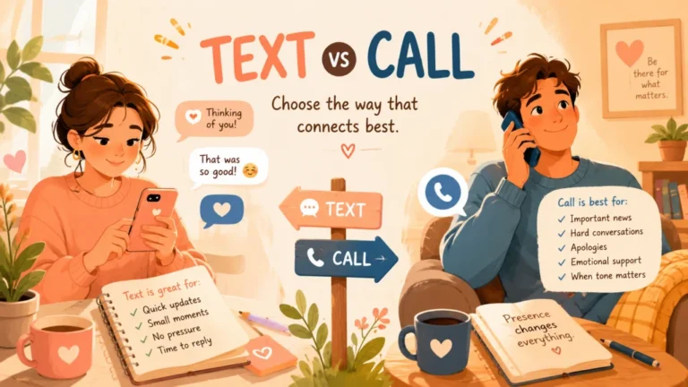 When to Text and When to Call: A Guide That Actually Respects the Relationship