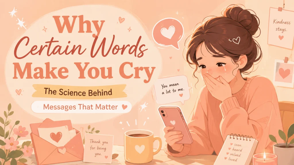 Why Do Words Make You Cry