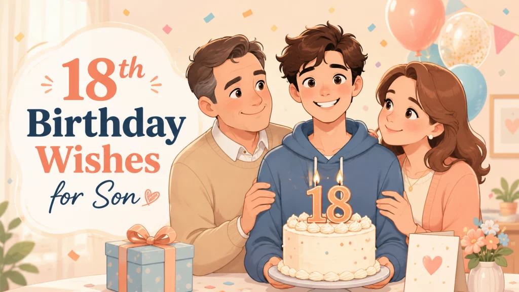 18th Birthday Wishes For Son