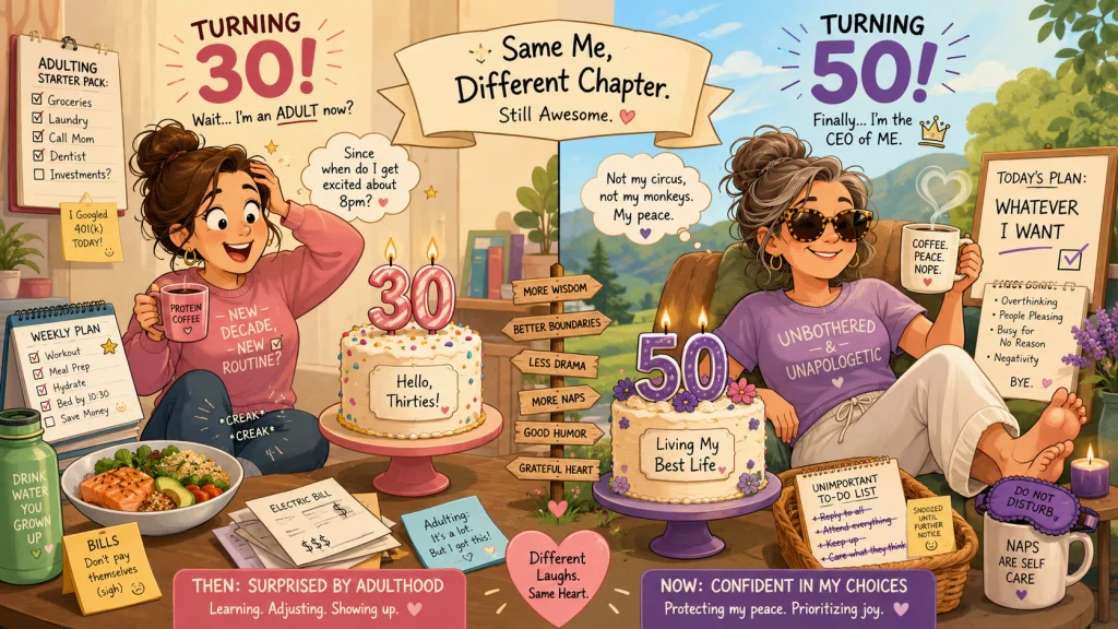 Birthday Humor By Age What Lands At 30 Vs 50