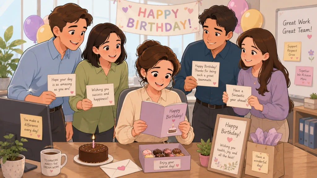 Short Birthday Messages For A Colleague