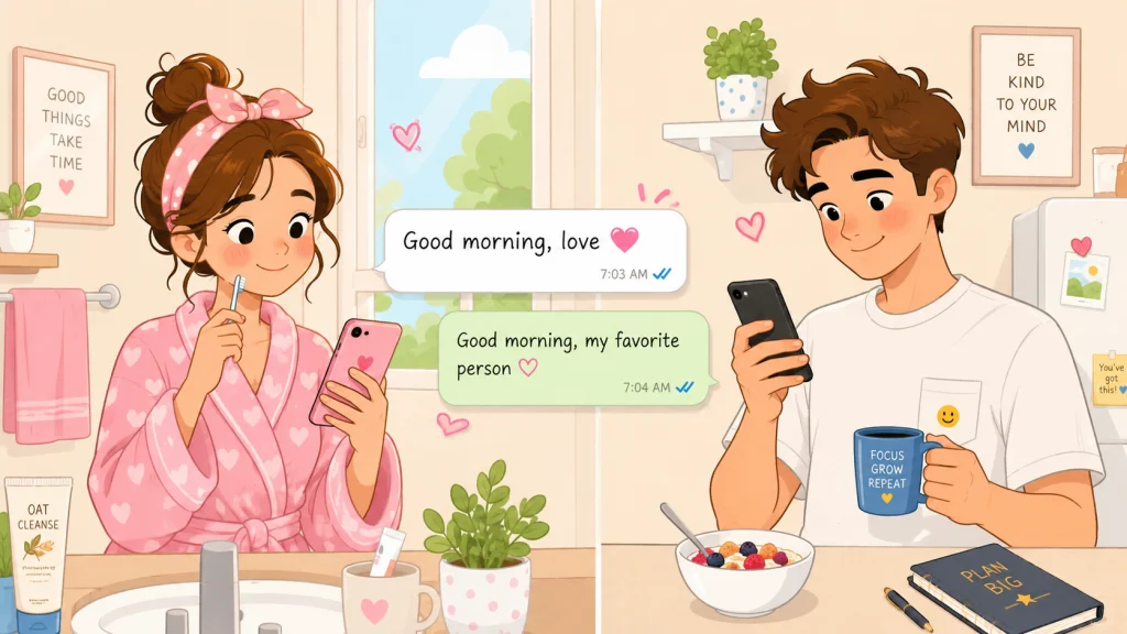 Short Romantic Morning Texts