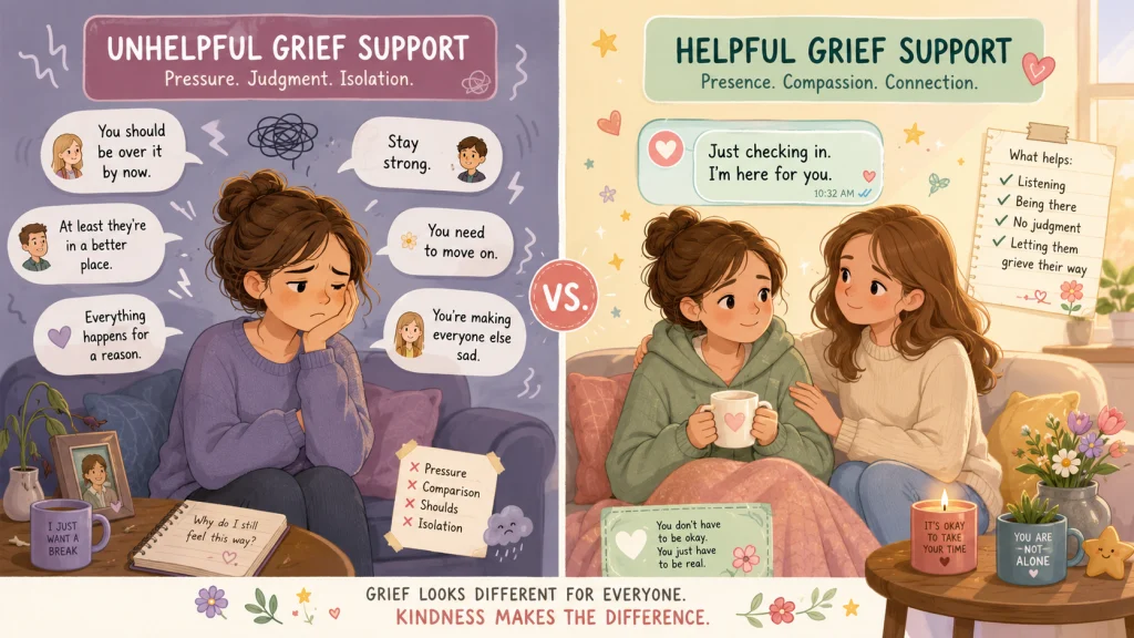 What Not To Do When Someone Is Still Grieving