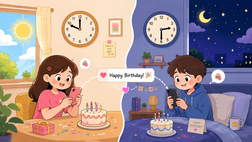 When Youre Celebrating The Same Birthday At Completely Different Hours