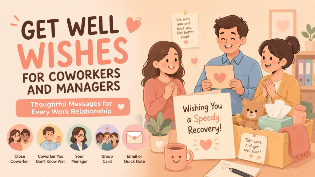 Get Well Wishes For Coworkers And Managers