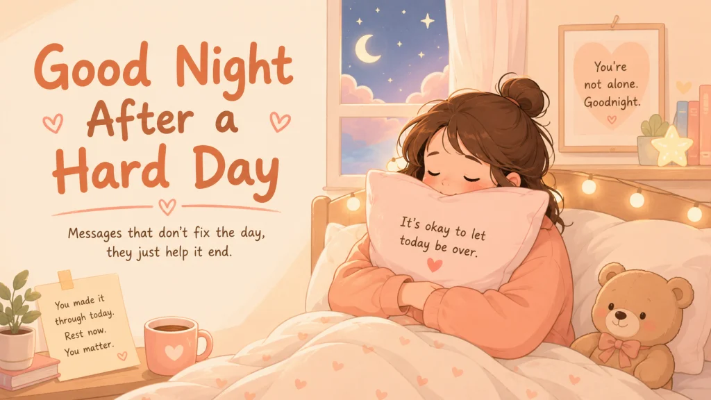 Good Night Messages After A Difficult Day