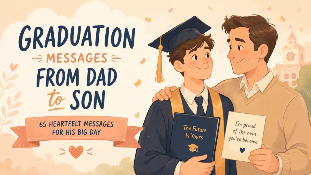 Graduation Message From Dad To Son