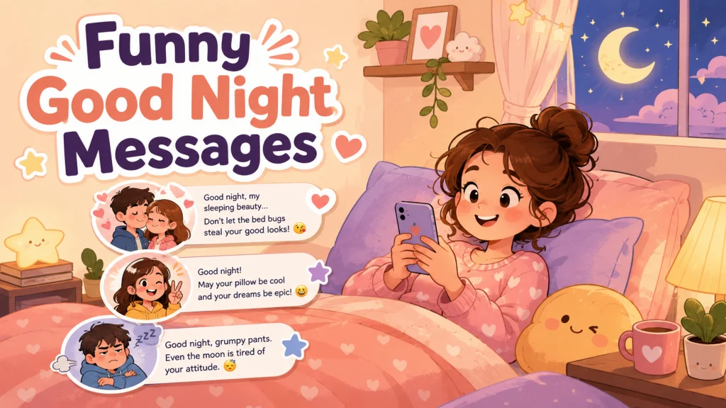 Humorous Good Night Messages
