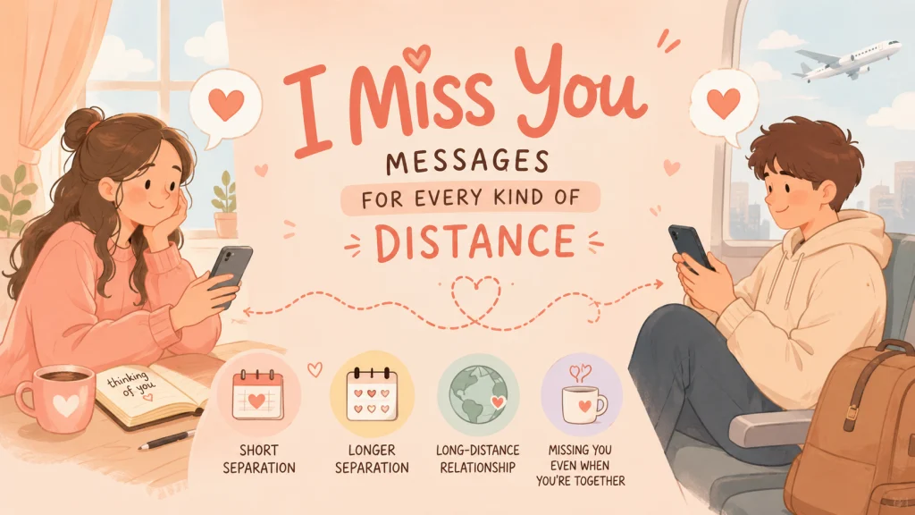I Miss You Messages