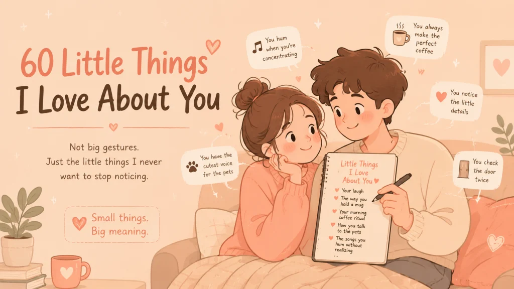 Little Things I Love About You