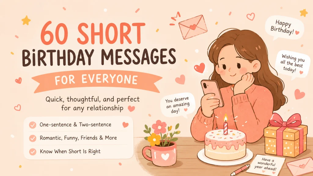 Short And Sweet Birthday Messages