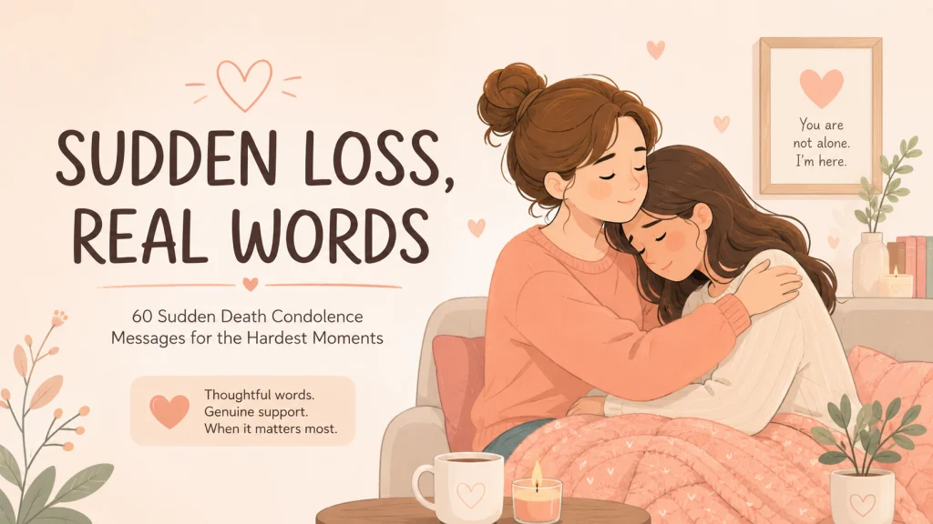 Sudden Death Condolence Messages