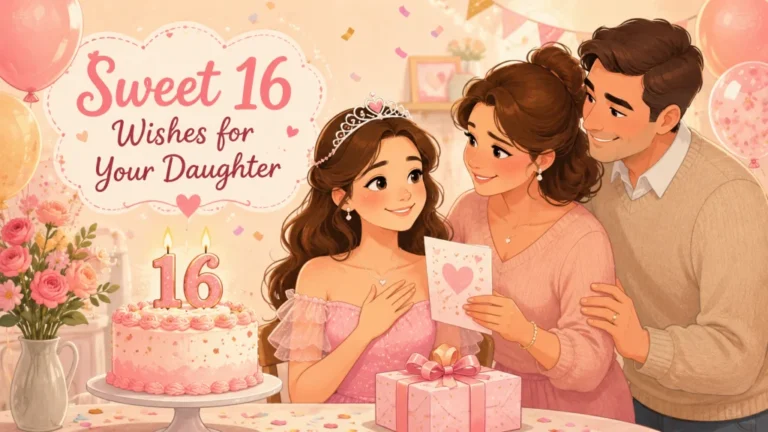 65 Sweet 16th Birthday Messages for Daughter: For the Space Between
