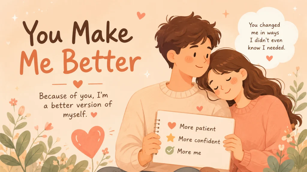 You Make Me Better Messages