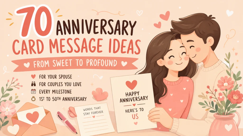 Anniversary Card Message Ideas