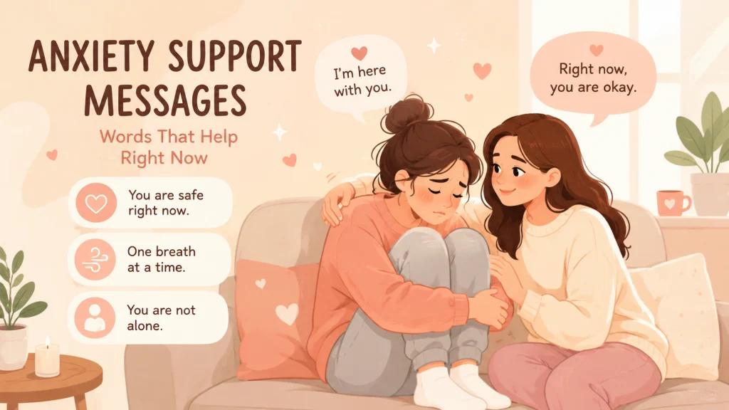 Anxiety Support Messages For A Friend