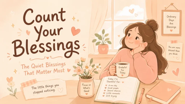 65 Count Your Blessings Messages: For the Ones You Stopped Noticing