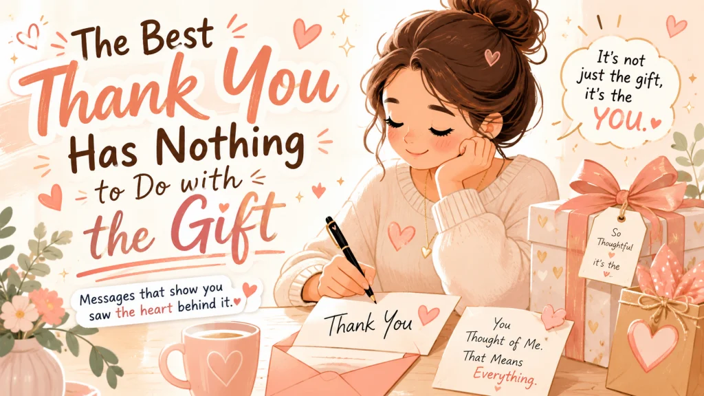 Gift Thank You Messages And Note Ideas