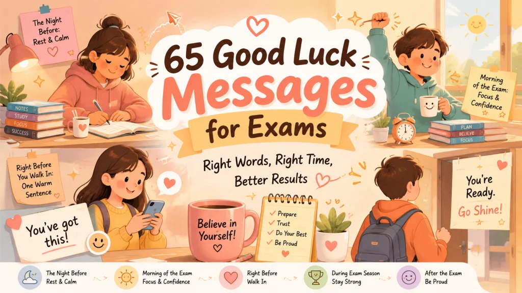 Good Luck Before An Exam Or Test