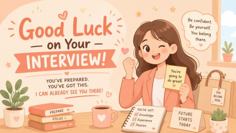 65 Good Luck on Your Interview Messages: Beyond ‘Good Luck’