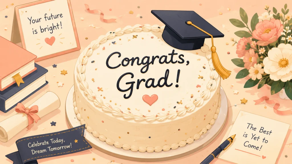 Graduation Message On Cake