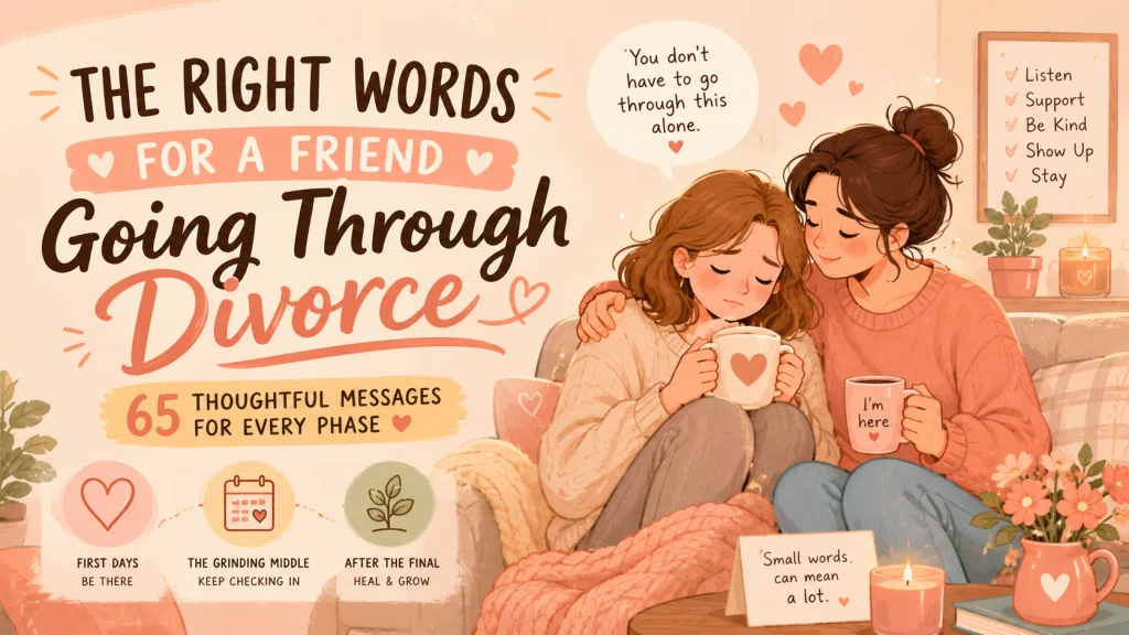Messages For A Friend Going Through Divorce