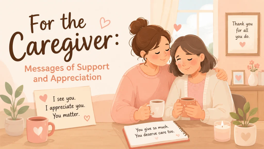 Messages To Send A Caregiver Who Needs Support