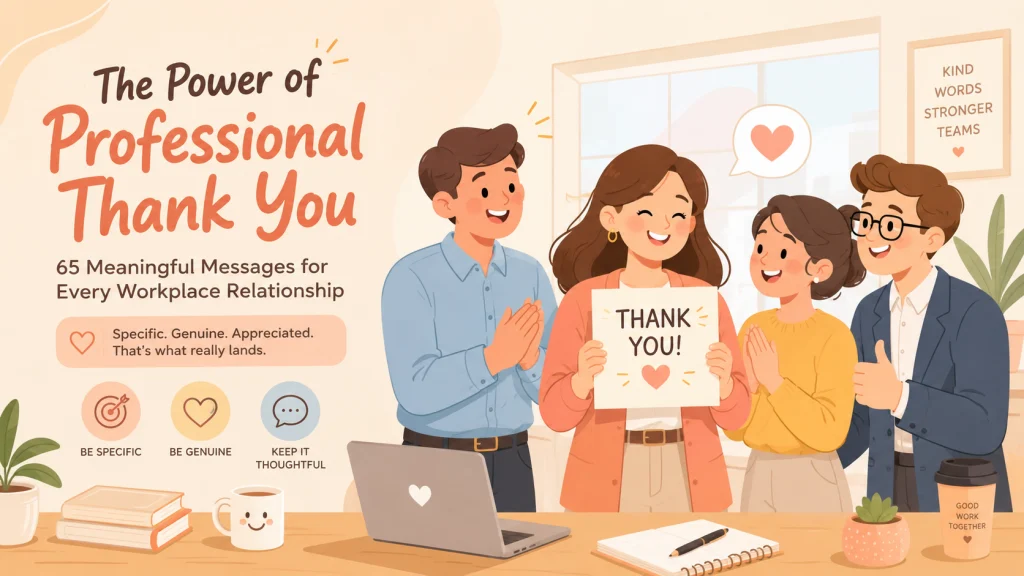 Professional Thank You Messages