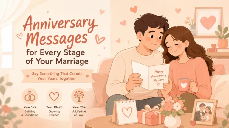 75 Romantic Wedding Anniversary Messages for Wife: Words That Count the Years