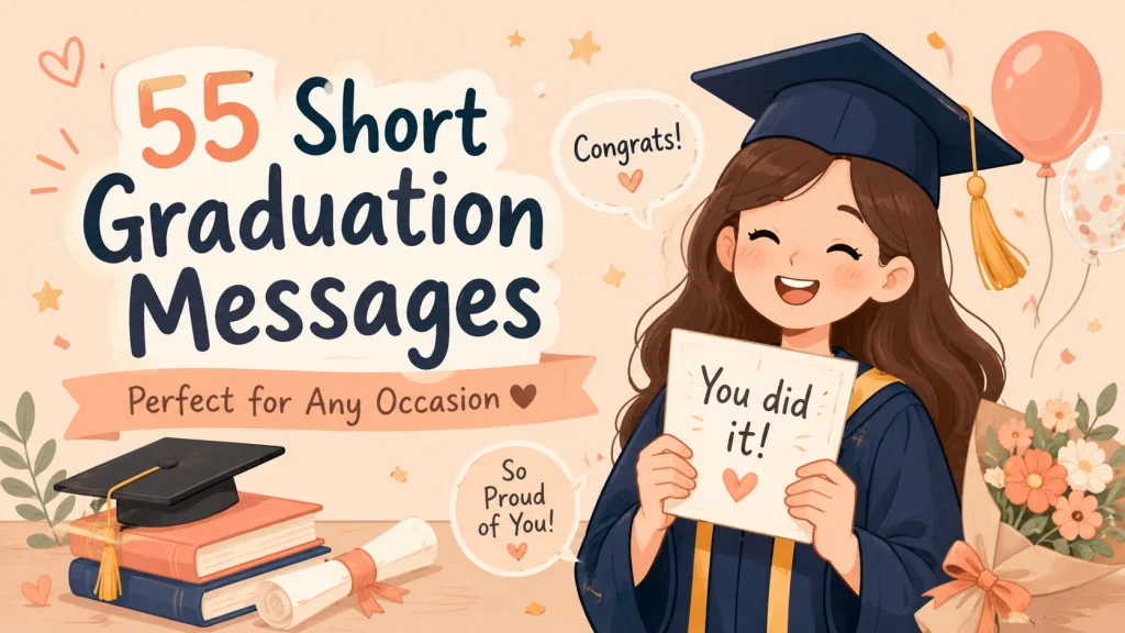 Short Graduation Messages For Cards And Captions