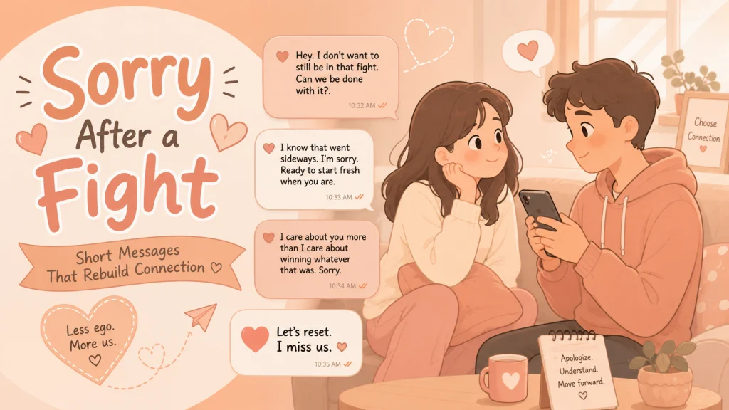 Sorry Messages After A Fight