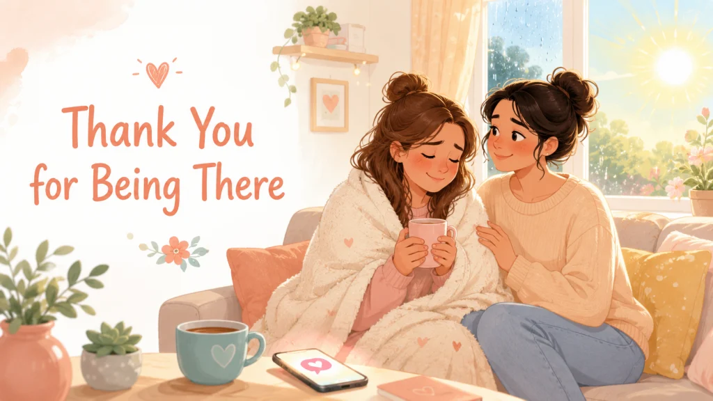 Thank You Messages For Being There