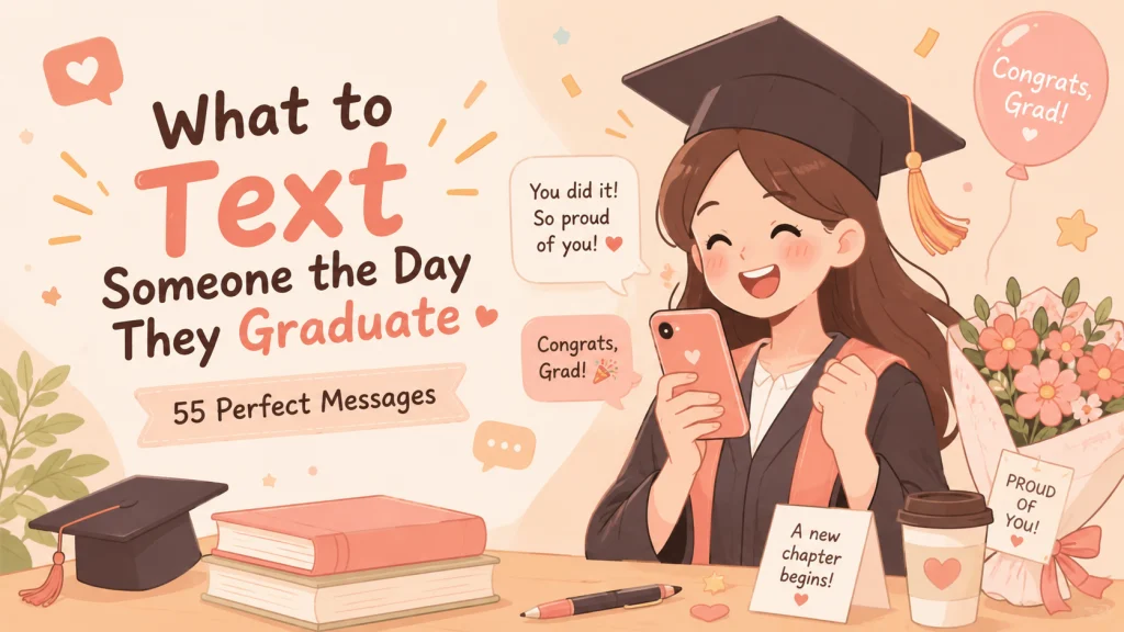 What To Text Someone The Day They Graduate