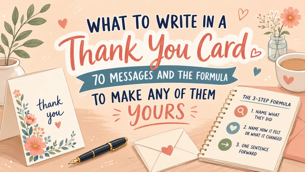 What To Write In A Thank You Card