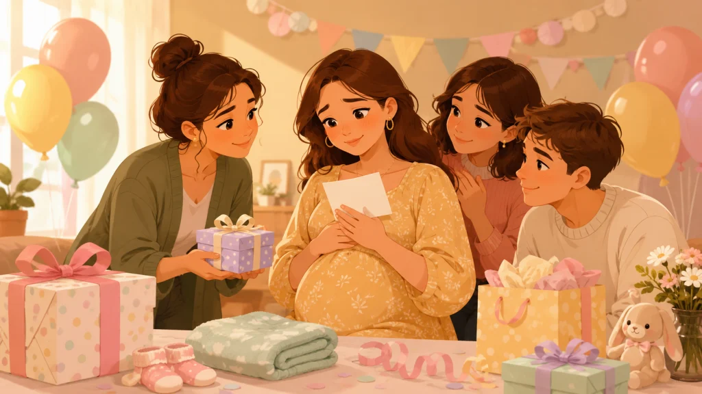 Baby And Baby Shower Congratulations Card Messages