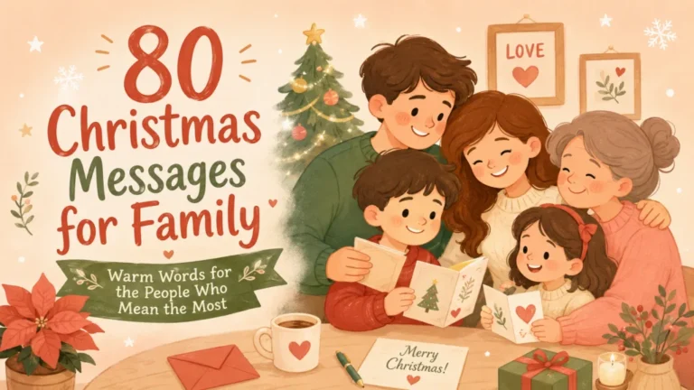 80 Christmas Messages for Family: Warm Words for the People Who Mean the Most