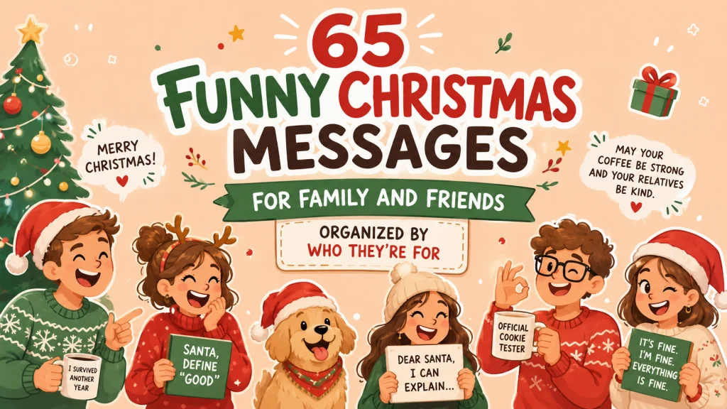 Funny Christmas Messages For Family And Friends