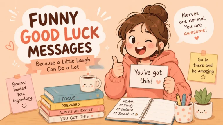 55 Funny Good Luck Messages: Because Some Challenges Need Humor More Than Seriousness