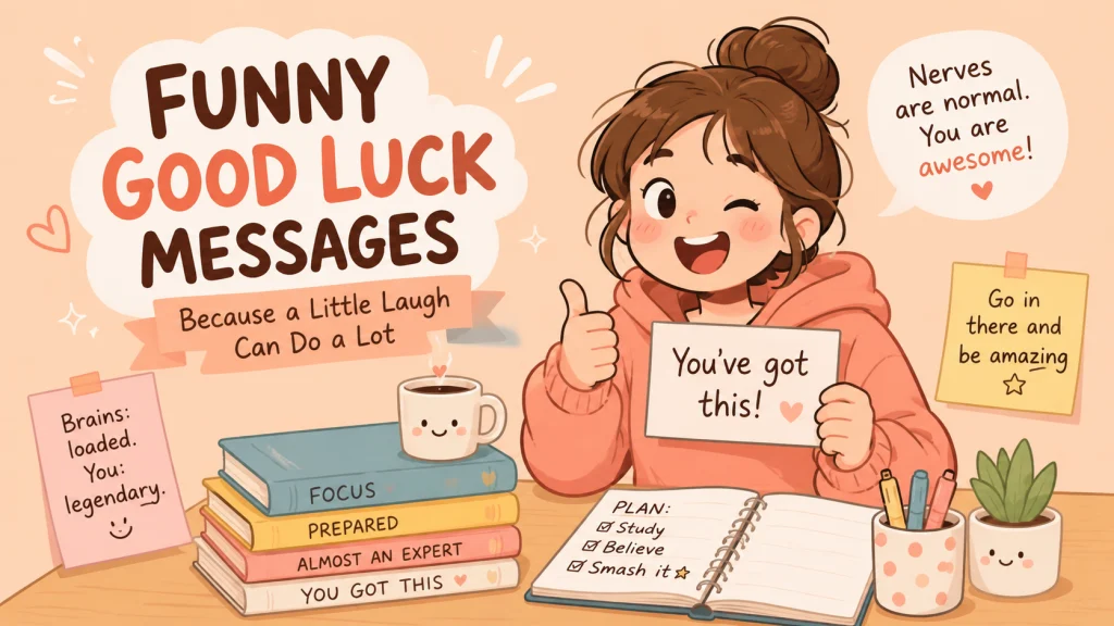 Funny Good Luck Messages