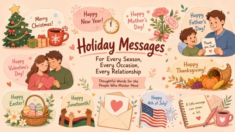 Holiday Messages for Every Season, Every Occasion, Every Relationship